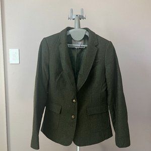 Banana Republic: Dark Green wool blazer, size 4.